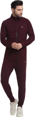 Invincible Solid Men Track Suit