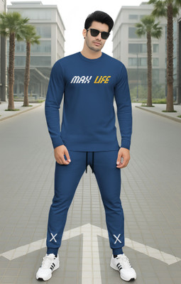 CATCHO Graphic Print Men Track Suit