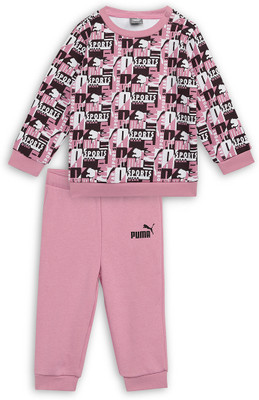 PUMA Floral Print Baby Boys & Baby Girls Track Suit