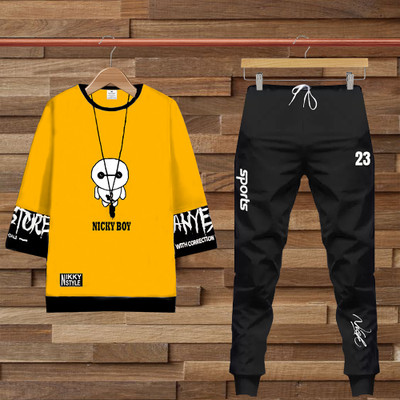 Lieo Trend Printed Men Track Suit