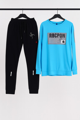 Majexic Self Design Men Track Suit