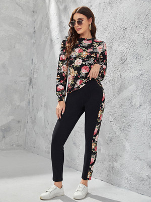 HouseOfCommon Floral Print Women Track Suit