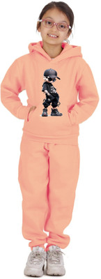 ALPHINE Graphic Print Boys & Girls Track Suit