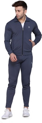 Praume Solid Men Track Suit