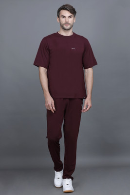 GODFREY Solid Men Track Suit