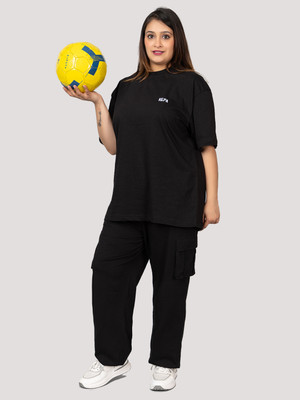 HoC Solid Women Track Suit