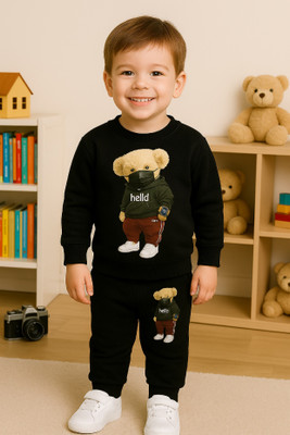 ABHI FAB Graphic Print Baby Boys Track Suit