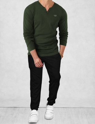 TRIPR Solid Men Track Suit