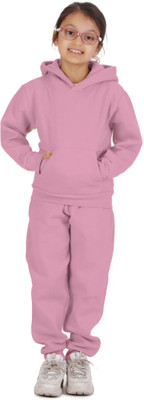 ALPHINE Solid Boys & Girls Track Suit