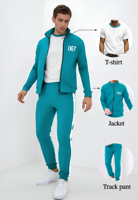 KELONBRO Colorblock Men Track Suit