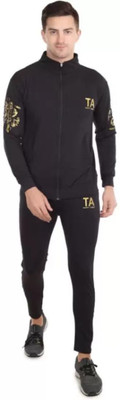 Toxic ADDICTION Printed, Self Design Men Track Suit