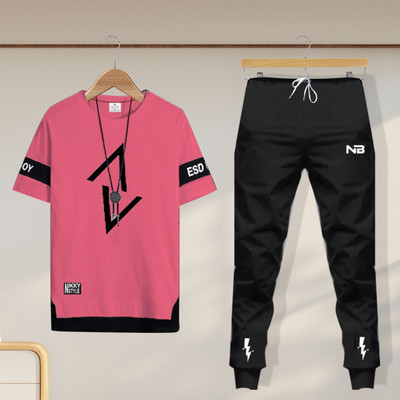 NB NICKY BOY Printed Men Track Suit