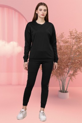 DTR FASHION Solid Women Track Suit