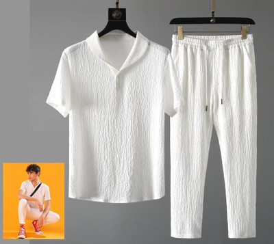 INDICLUB Self Design Men Track Suit
