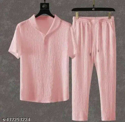 ishani enterprise Self Design Men Track Suit