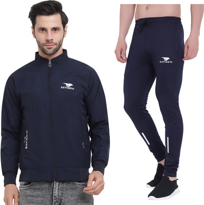 HouseOfCommon Solid Men Track Suit
