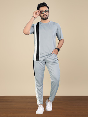 LINSOR FASHION Striped Men Track Suit