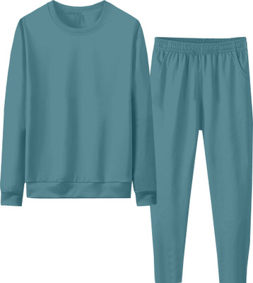 RABBY Solid Men Track Suit