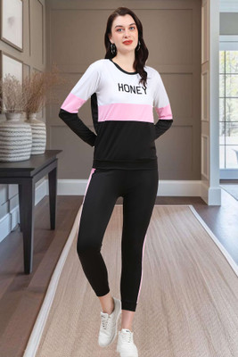 DE TRENDZ Printed Women Track Suit