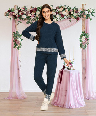 ZEPPI Solid Women Track Suit