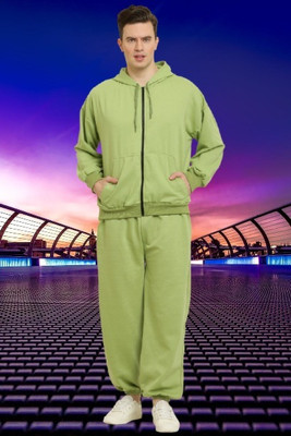 CANIDAES Solid Men Track Suit