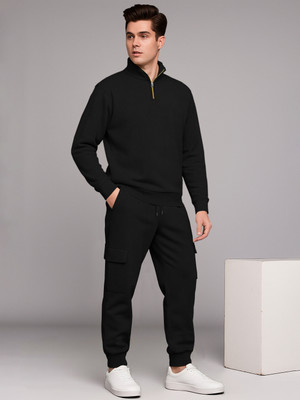 TRIPR Solid Men Track Suit