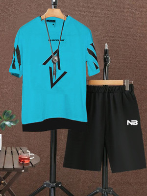 NB NICKY BOY Solid Men Track Suit