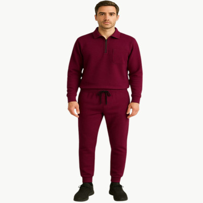 HAZAWA Solid Men Track Suit