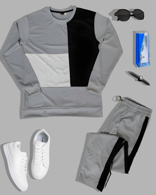 Lookberry Colorblock Men Track Suit