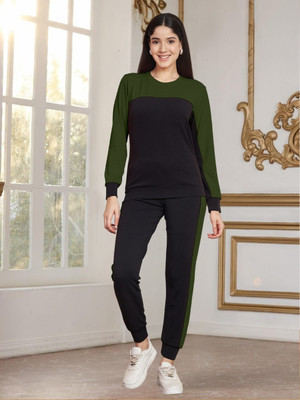 DTR FASHION Colorblock Women Track Suit