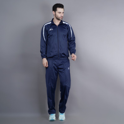 Shiv Naresh Solid Men Track Suit
