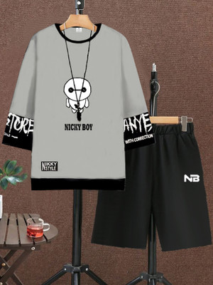 NB NICKY BOY Printed Men Track Suit