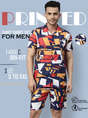 Crease & Clips Printed Men Track Suit