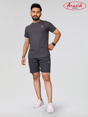 ANAND Solid Men Track Suit