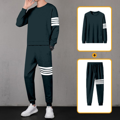 RABBY Striped Men Track Suit