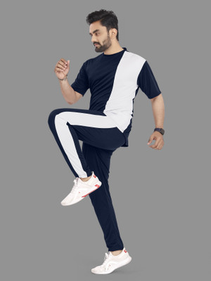 BRUSEANT Solid Men Track Suit