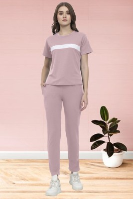 DTR FASHION Self Design Women Track Suit