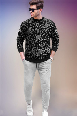TRIPR Printed Men Track Suit