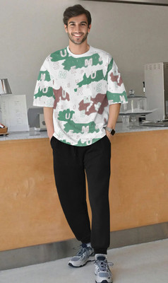 TRIPR Printed Men Track Suit