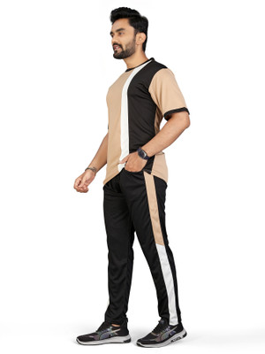 SELRINA Self Design Men Track Suit