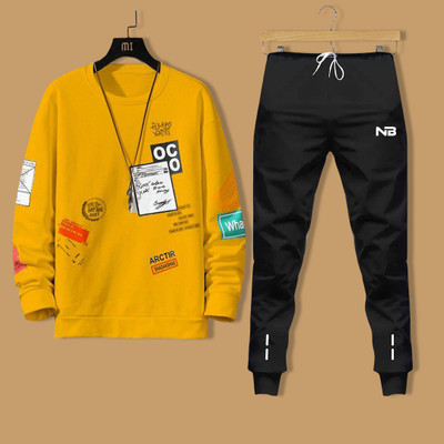 NB NICKY BOY Printed Men Track Suit