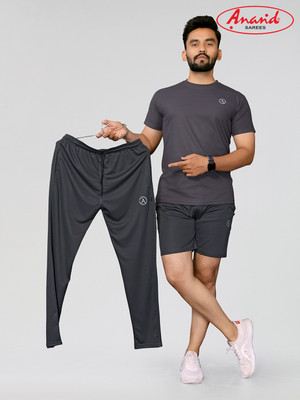 ANAND Solid Men Track Suit