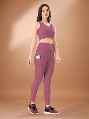 POOJARAN Solid Women Track Suit
