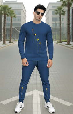 CATCHO Printed Men Track Suit