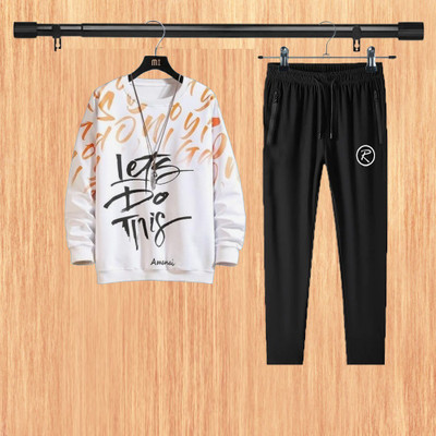 R ROCKIN TEES Printed Men Track Suit
