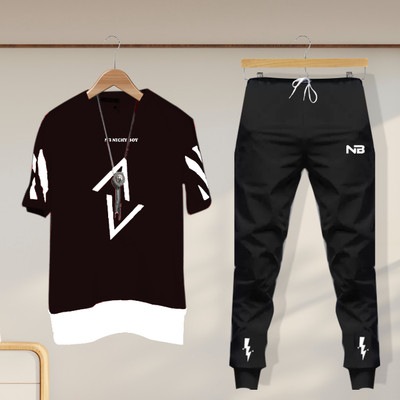 NB NICKY BOY Printed Men Track Suit