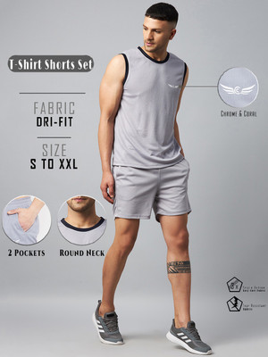 Crease & Clips Printed Men Track Suit