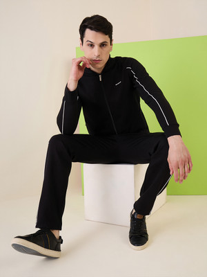 SWEET DREAMS Solid Men Track Suit