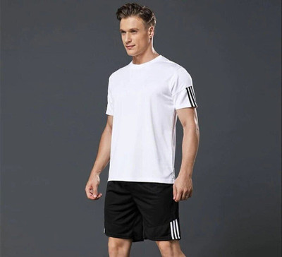 Styloketh Solid, Striped Men Track Suit