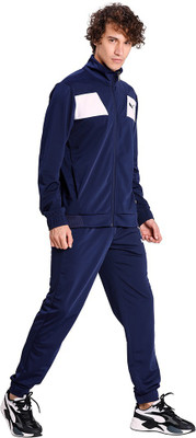 PUMA Techstripe Tricot Suit Solid Men Track Suit